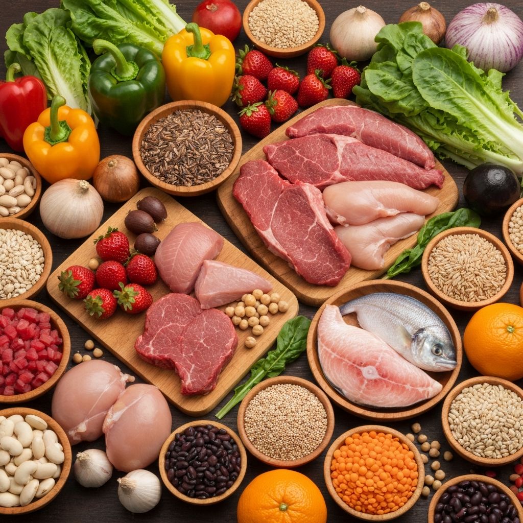 Различни хранителни групи